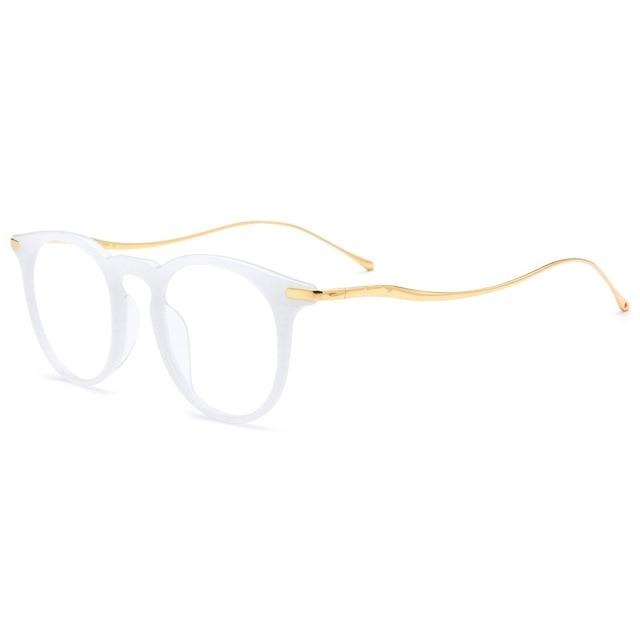 DOFTA B Titanium Acetate Optical Glasses Frame Men Vintage Prescription Eyeglasses New Women Round Myopia Spectacle Eyewear 7041