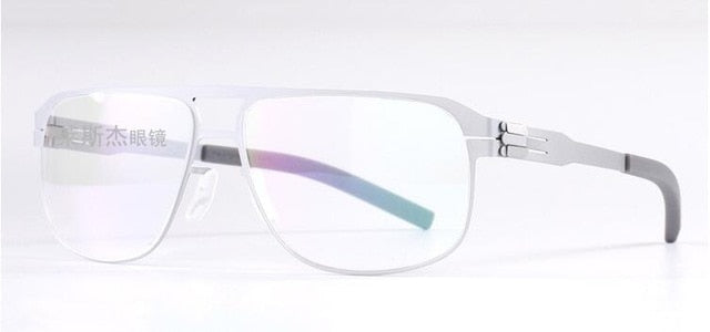 Spectacles Unique Glasses Frame Men Square Prescription Eyeglasses New Myopia Optical Frames Spectacles Women No screws Eyewear