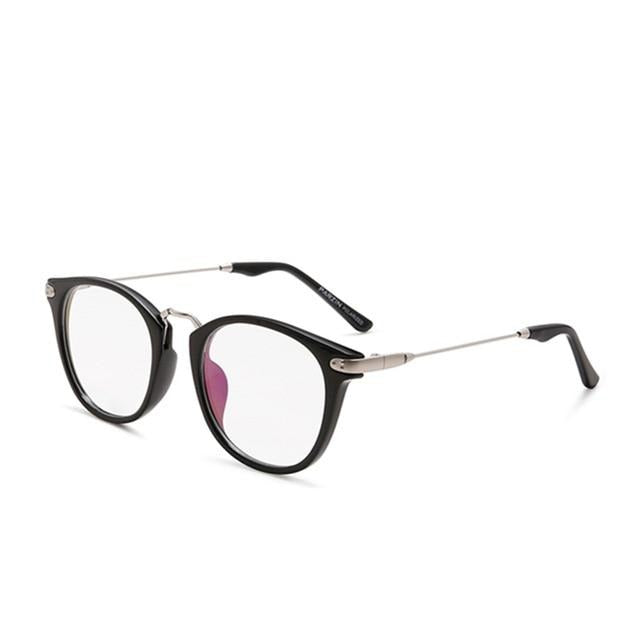 PARZIN TR 90 Glasses Frame Women Fashion Female Eyeglasses Frame Vintage Myopia Glasses Frame Optical Eyewear 5025