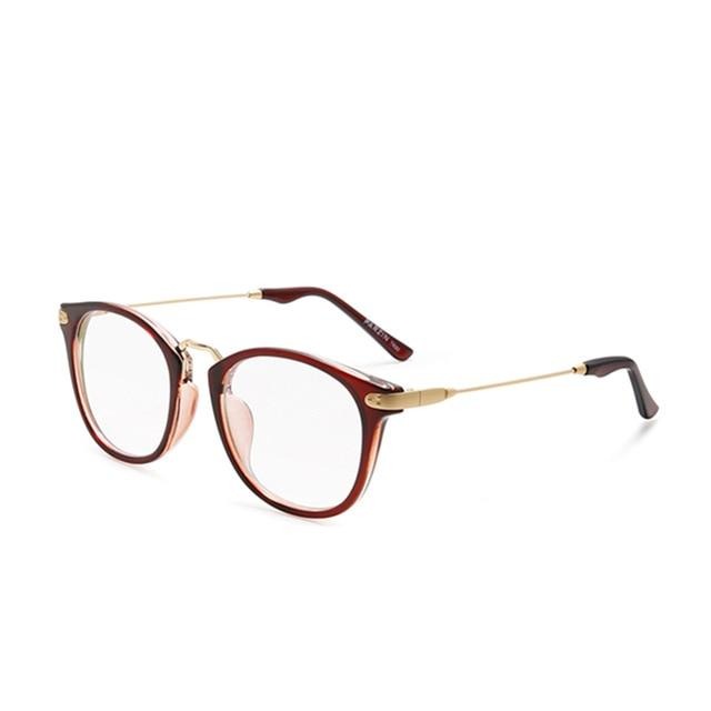 PARZIN TR 90 Glasses Frame Women Fashion Female Eyeglasses Frame Vintage Myopia Glasses Frame Optical Eyewear 5025