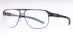Spectacles Unique Glasses Frame Men Square Prescription Eyeglasses New Myopia Optical Frames Spectacles Women No screws Eyewear